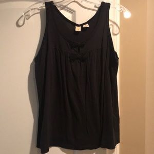 Little Yellow Button Black Shirt